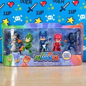 PJ Masks Collectible Figure 5-piece Set 3" HTF Limited Edition Version 2014 New